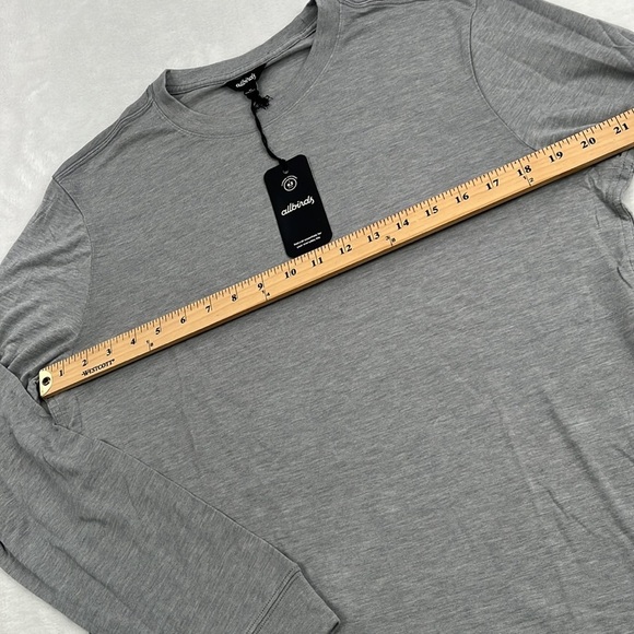 NWT‎ Allbirds S, XL Gray LS Merino Wool, Tencel, Athletic Shirt - Picture 6 of 15